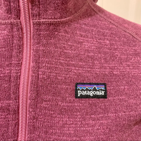 Patagonia Girls Zip Up Hoodie size 14/16 in cranberry colour [full zip, winter] - Picture 2 of 9